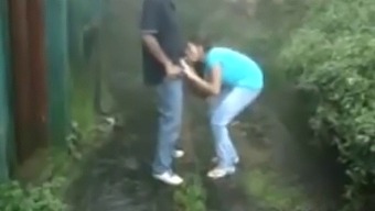 Beautiful Indian Teen Gives Amazing Blowjob In Public With Black Partner