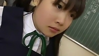 18+ Japanese Schoolgirl Gets Naughty On Camera