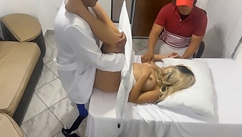 My Wife Gets Checked By The Gynecologist And I Enjoy Watching Them Together In This Ntr Video