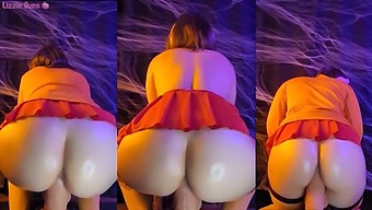 Velma Takes On A Massive Penis In A Halloween Threesome