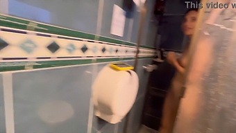 A Recording Of A Blonde Employee Pleasuring Herself In The Office Bathroom