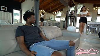 Alina Angel, A Mature Arab Woman, Enjoys Anal With A Young Black Stud