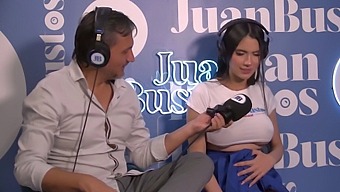Ambarprada, A Busty Pregnant Woman, Seeks Total Control In The Sex Machine On The Juan Bustos Podcast.