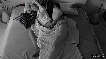 A Couple'S Intimate Morning Session Captured Covertly In Their Bedroom